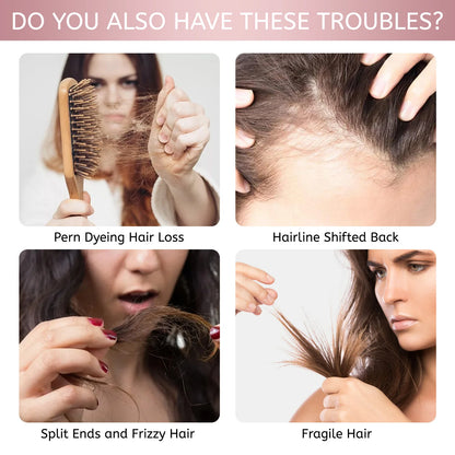 Hair Spray Rice Water Strong Hair Follicle Root Thick Loss Prevention Nourishing Soften Hair Helper Care Spray For Thinning Hair